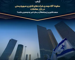 سقوط ۵۶ درصدی شرکت‌های فناوری صهیونیستی در بازار معاملات
