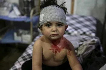 دست های پنهان کلاه سفید ها در کشتار کودکان سوری + فیلم