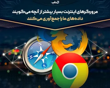 مرورگر‌های اینترنت بسیار بیشتر از آنچه می‌گویند داده‌های ما را جمع‌آوری می‌کنند