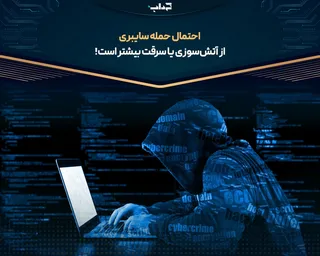 احتمال حمله سایبری از آتش‌سوزی یا سرقت بیشتر است!