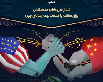 فشار آمریکا به متحدانش برای مقابله با صنعت نیمه‌رسانای چین