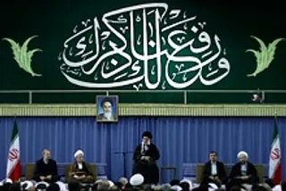 ديدار مسئولين نظام و ميهمانان كشورهاى اسلامى‌ با امام خامنه‌ای