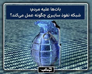 بات‌ها علیه مردم؛ شبکه نفوذ سایبری چگونه عمل می‌کند؟ +فایل