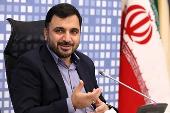 تماس تصویری وزیر ارتباطات با خارج از کشور از طریق یک پلتفرم داخلی