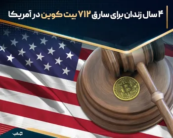 ۴ سال زندان برای سارق ۷۱۲ بیت کوین در آمریکا